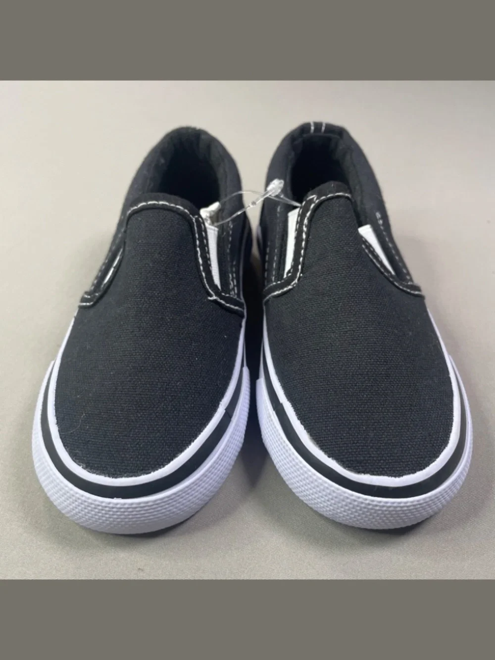 NEW Tommy Bahama Shoes Boys 9T toddler black canvas Dino slip on beach casual